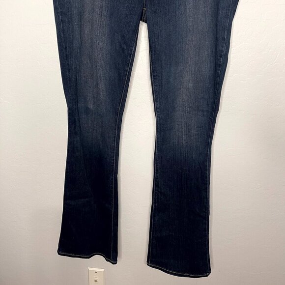 Paige Manhattan Slim Bot Cut Dark Maternity Jeans NWT Size 34 #72 - Picture 5 of 12